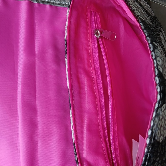 Girls Sequin Crossbody Bag - Black and Silver Polka Dot NWOT - Picture 10 of 16